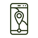 Green mapping icon