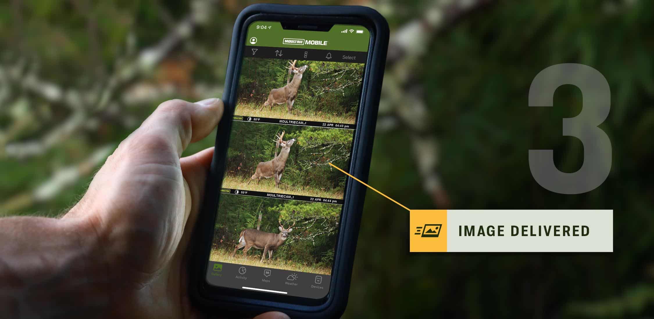 Moultrie Mobile App image delivery