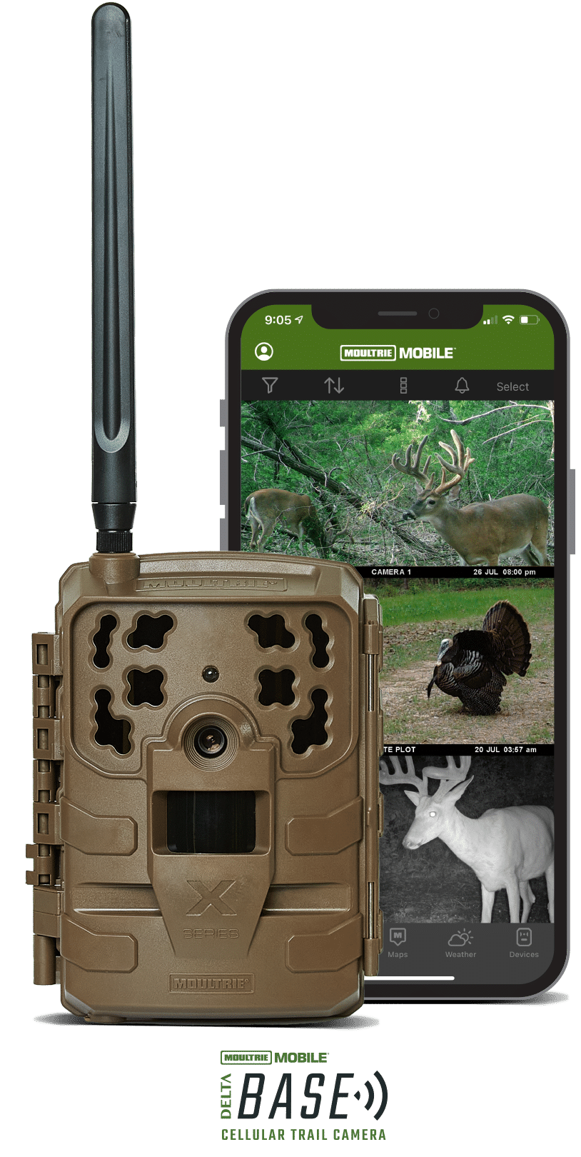 Moultrie Mobile Delta Cellular Trail Game Scouting Camera AT&T LTE 32MP 