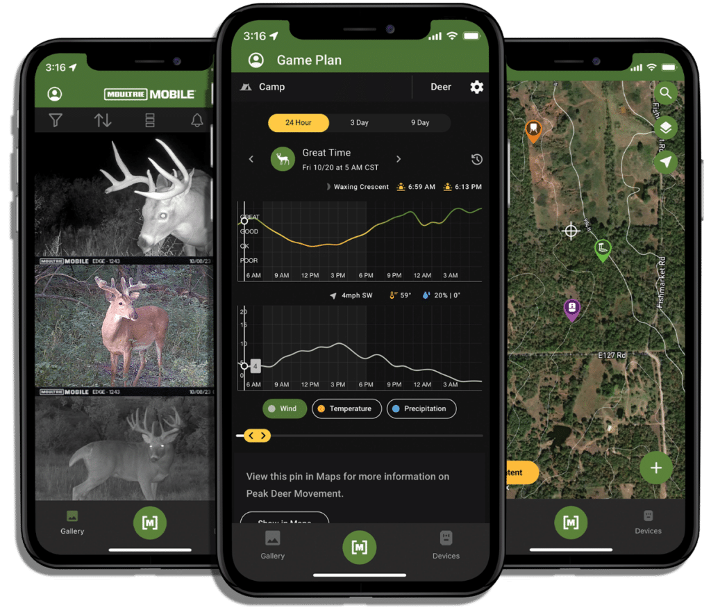 Moultrie Mobile app on iPhone