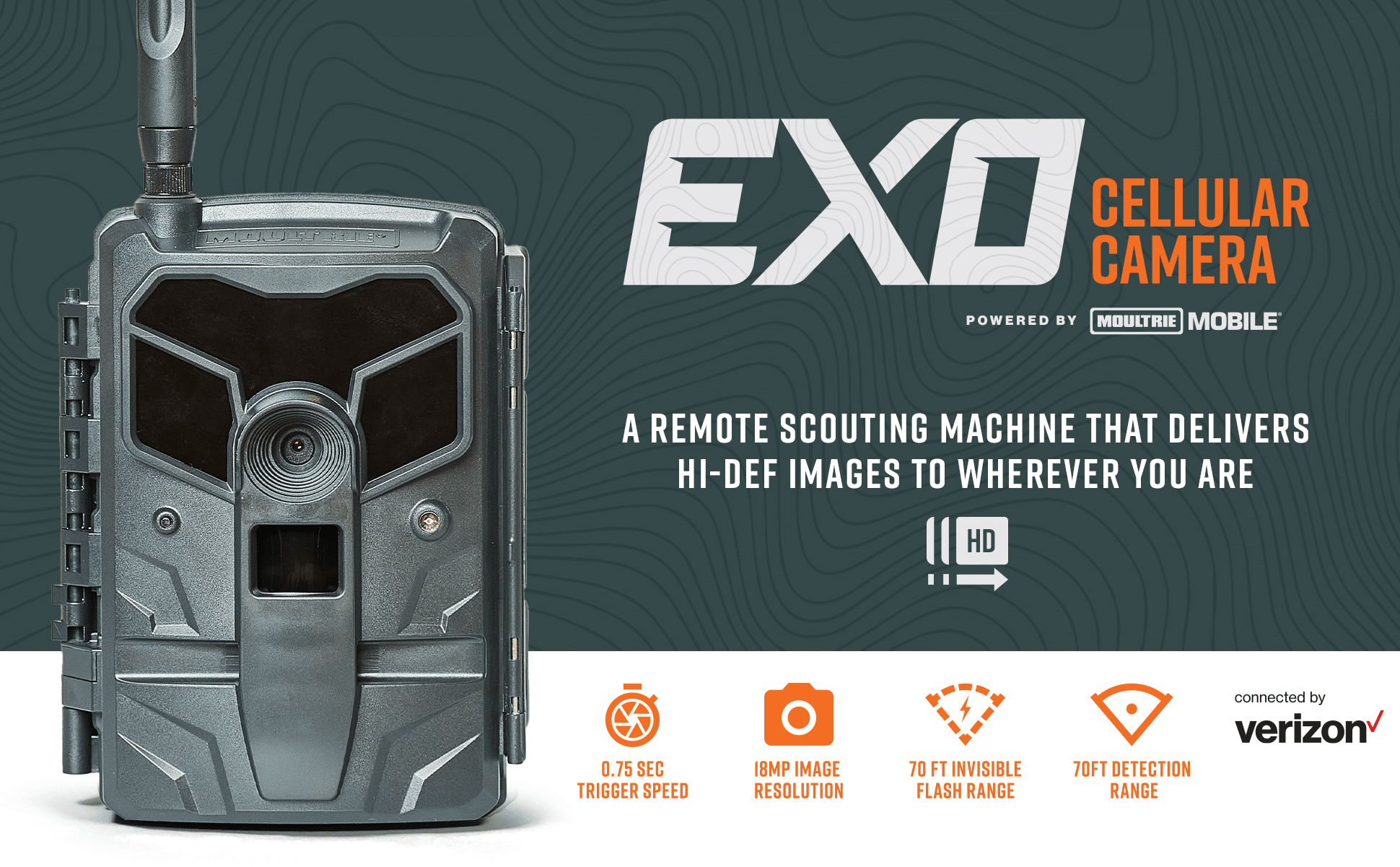 EXO Cellular Trail Camera features